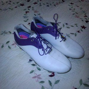 FootJoy Medium DNA Women's Golf Shoes 94822-White/Purple Size 11M